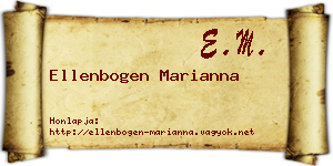Ellenbogen Marianna névjegykártya